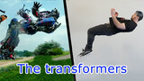 Suhu Parkour Nick Mengulangi Gerakan Sulit di "Transformers", Sama Persis!