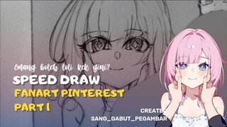 [ Speed Draw ] Gambar Fanart loli berkedok oneesan PART 1 😭 || Draw fanart my style