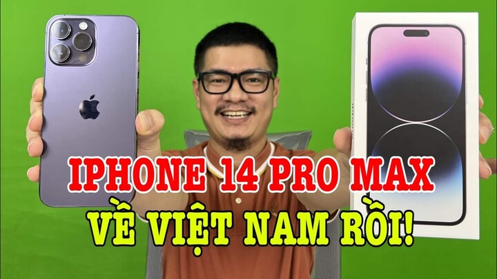 Mở hộp iPhone 14 Pro Max đã về Việt Nam: ĐỈNH CAO của Apple!