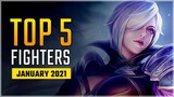 Top 5 Best Fighters in January 2021 | Silvanna Enters the META! Mobile Legends