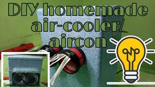 How to make DIY homemade air-cooler/aircon