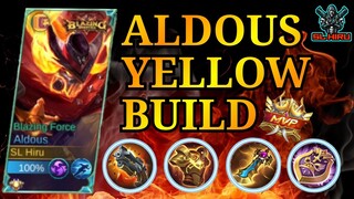 ALDOUS YELLOW BUILD/ALDOUS/MOBILE LEGENDS BANG BANG