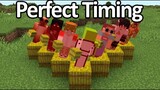 Perfect Timing Minecraft Moments #12 (When the Timing is PERFECT...)
