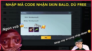 NHẬP MÃ CODE NHẬN SKIN BALO, DÙ FREE | AI CŨNG NHẬN ĐƯỢC CHỈ VỚI VÀI BƯỚC || PUBG MOBILE