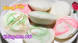 Không men nở, không bột nở BÁNH BÒ BÔNG XỐP mềm ngon chỉ 5 phút pha bột thành công ngay lần đầu