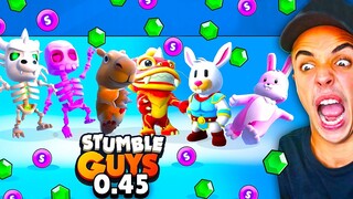 ¡NUEVA ACTUALIZACIÓN 0.45 de STUMBLE GUYS!😱 NUEVAS SKINS y MAS...