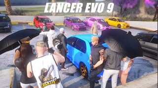 EVO PINK JOIN TOURNAMENT EVO ! BALAP LIAR DIGREBEK POLISI !! GTA V ROLEPLAY