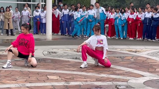 Tik Tok | High School Street Dance Club Recruitment | Beijing No. 101 Middle School | Look! There ar