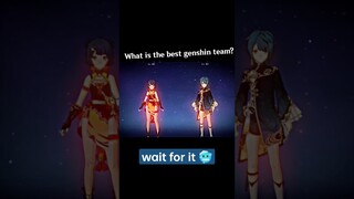 What is the best genshin team? #genshin #shorts