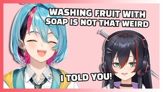 Mika Has Kyo as Her New Fruit-washing Ally [Nijisanji EN Vtuber Clip]