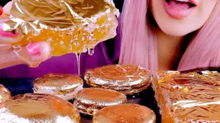 Gold Foil Honeycrumb~ The most popular ASMR food