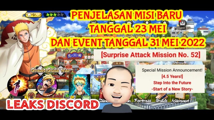 PENJELASAN MISI BARU TANGGAL 23 DAN EVENT TANGGAL 31 MEI 2022 || LEAKS DISCORD || NXB NINJA VOLTAGE