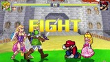 AN Mugen #310: Link & Zelda VS Super Mario & Peach