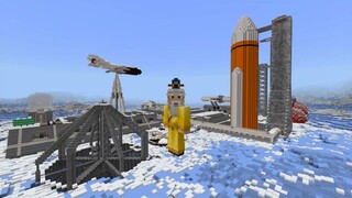 Minecraft / The Coldest Space Station Ever | Europa Space Station By Razzleberries Part 1