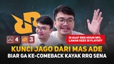 Kunci Jago dari Mas Ade ! RRQ Sena kena Comeback ! Pesan buat RRQ Hoshi Lawan Geek di Playoff MPL