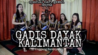 Gadis dayak cantik Bersuara merdu || pekan gawai dayak kalimantan