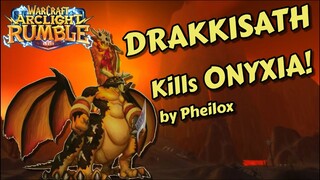 Warcraft Arclight Rumble - Dakkisath KILLS Onyxia! Closed Beta fastest kill so far!