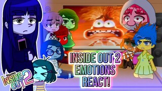 ✨ | Inside Out 2 Emotions React To... 😨😲 | Inside Out 2 | Gacha