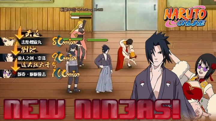 Naruto Online : Kimono Sasuke & New Year Shizune - Gameplay