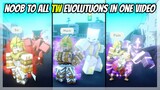 [AUT] NOOB To OBTAINING Every Single The World Evolutions In ONE VIDEO!