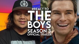 #React to THE BOYS SEASON 3 Official Trailer