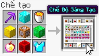 Minecraft Nhưng bạn chế tạo được Chế Độ Sáng Tạo