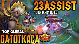 GATOTKACA BEST BUILD 2022 | TOP GLOBAL GATOTKACA GAMEPLAY | MOBILE LEGENDS✓