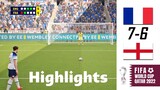 England vs France - Penalty Shootout | FIFA World Cup Qatar 2022 | Mbappe vs Kane | PES Gameplay