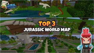 TOP 3 Jurassic World Map | Mini World Creata | Map Review & Gameplay