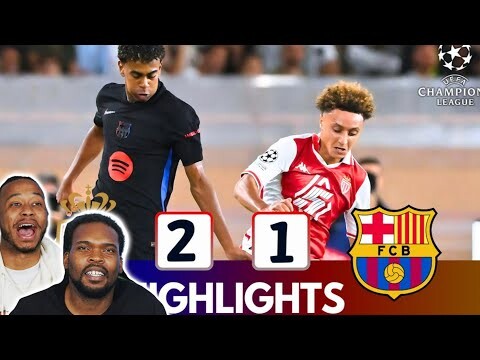 MAJOR UPSET! Monaco vs. Barcelona UEFA Champions League Reaction