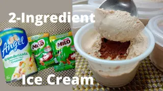 2 Ingredient Ice Cream | Milo Ice Cream | Met's Kitchen