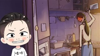 Hôm nay mẹ có chuyện gì không ổn à? Khi tôi quay lại, tôi đã bị sốc. Cô ấy là người hay ma?