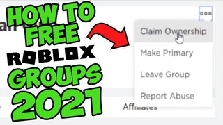 Roblox - How to Get FREE Unclaimed Groups (2021)