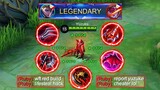 ALUCARD RED BUILD | UNLIMITED LIFESTEAL HACK! | ENEMY THOUGHT IM USING CHEAT!! 🤣 | MLBB