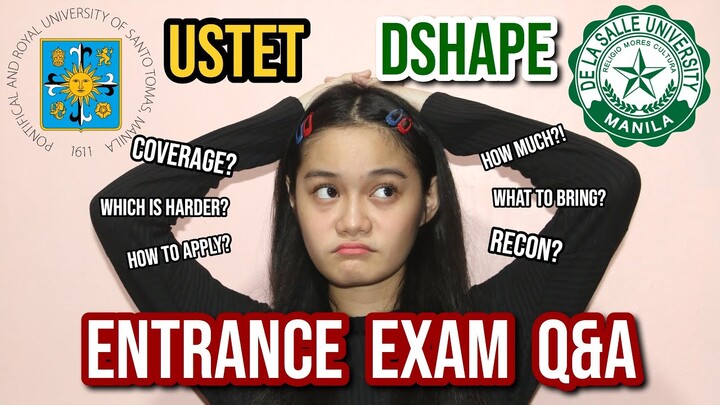 SENIOR HIGH SCHOOL ENTRANCE EXAM Q&A (USTET & DSHAPE)