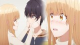 Mahiru HOLD Amanes face and tell him he is cute | The Angel Next Door  Spoils me #anime
