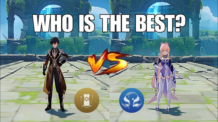 F2P:- Shielder Vs Healer!! Who is the Best?? [GENSHIN IMPACT]