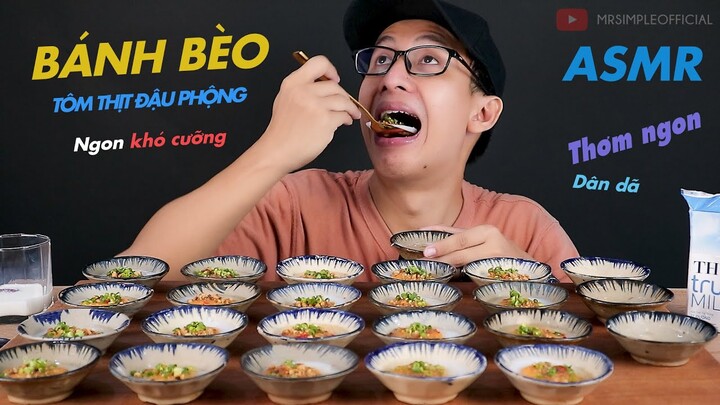 ĂN BÁNH BÈO CHÉN NHÂN TÔM THỊT BAO NGON| BÁNH BÈO ĐẬU PHỘNG | MR SIMPLE OFFICIAL VLOGS