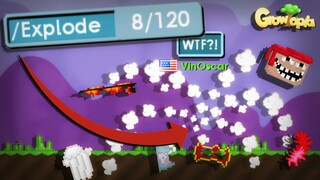 This is How to EXPLODE in GROWTOPIA ( LMAO! ) #Vindare10