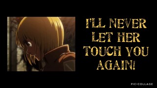 Safe in My Coils | ASMR | Naga! Armin Arlert x Listener (Ft. Lamia! Annie Leonhart) Part II