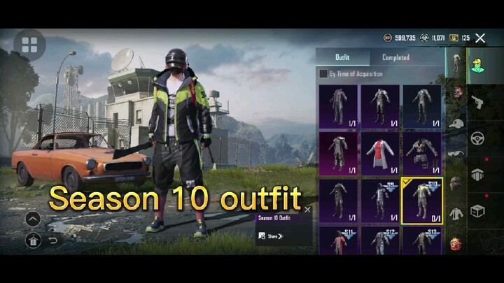 PUBGMOBILE/ Using season 10 outfit giveaway