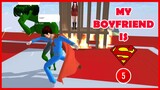 [Film] My Boyfriend is Superman - Episode 5 || SAKURA School Simulator