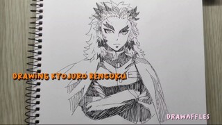 Drawing kyojuro rengoku