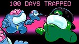 Trapped for 100 Days on Zombies Island in Among Us