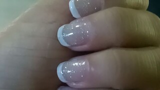 french tip gel nail polish