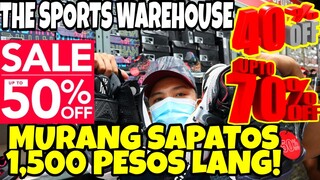 70% OFF BIG SALE THE SPORTS WAREHOUSE SOLID PARIN MGA SAPATOS DITO ( Part 2 )