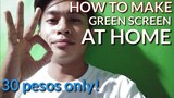 HOW TO MAKE GREEN SCREEN||PAANO GUMAWA NG GREEN SCREEN|| DIY