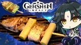 【原神料理】魈が食べた『チ虎魚焼き』再現【Genshin Real Life Recipe】げん しん