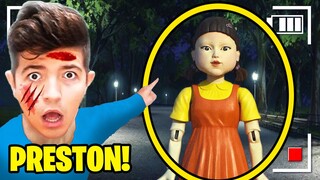 7 YouTubers Who Caught SQUID GAMES DOLL on CAMERA! (Preston, LankyBox, PrestonPLayz)