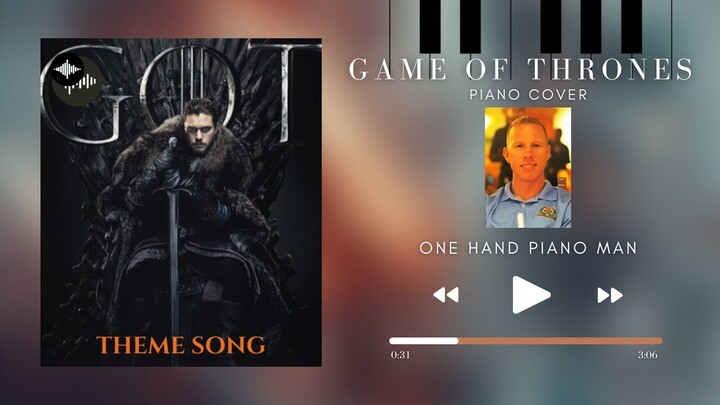 Game of Thrones - Theme Song (Piano Cover)🎹☑️